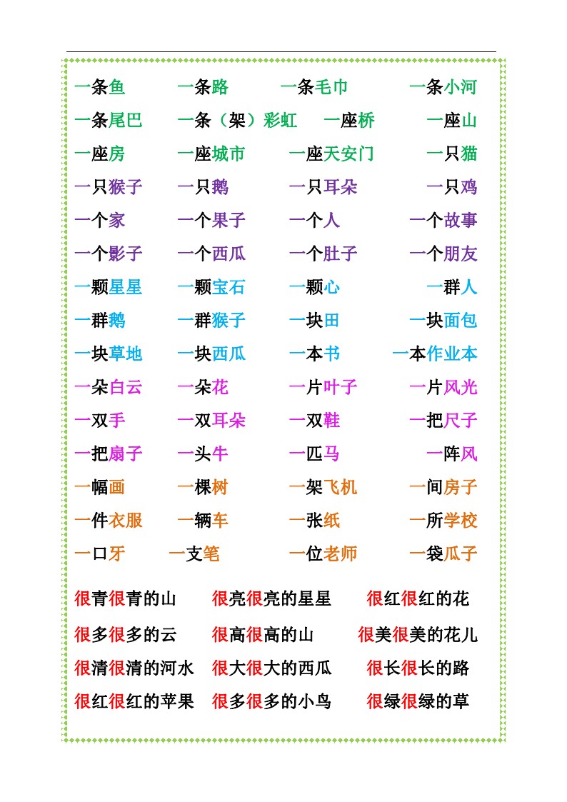 9.16 一上语文-知识点归纳总结_03